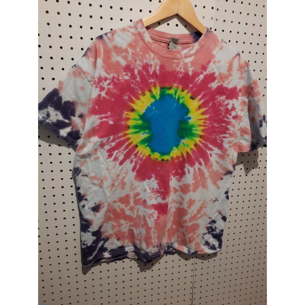 Handmade Tie Dye XL Tshirt Atom Burst